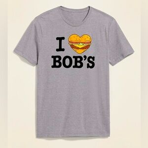 ❤️‍🔥BOGO FREE Bob’s Burgers I Love 🍔 T-Shirt Graphic Cartoon Top Medium